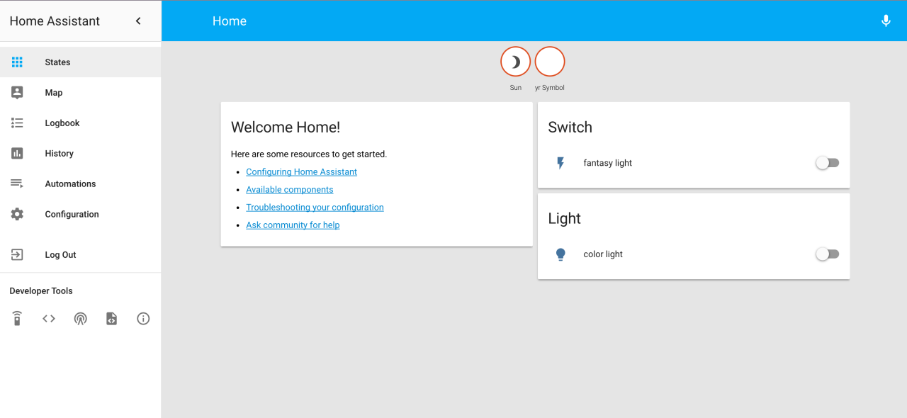 Home Assistant 桌面